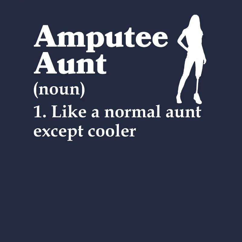 Cadeau de prothèse de jambe amputée