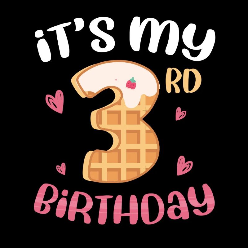 3rd Birthday Waffle