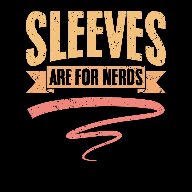 Retro Sleeves Are For Nerds Weightlifting Humor