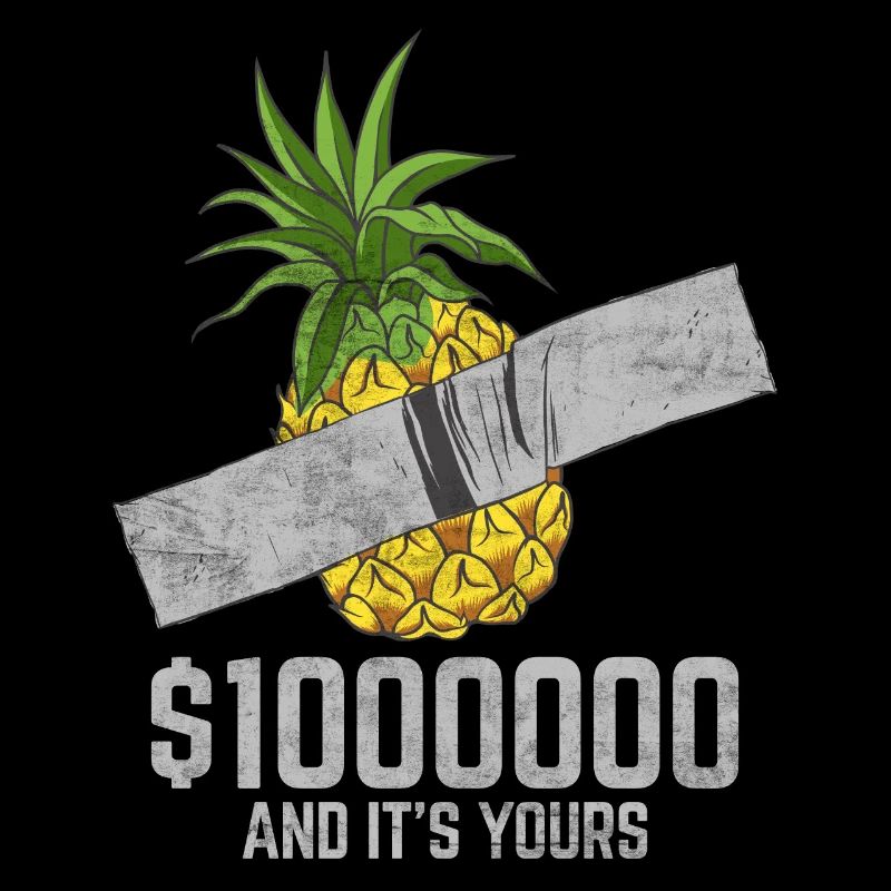 Duct Tape Pineapple Fruit Lover Funny Quote