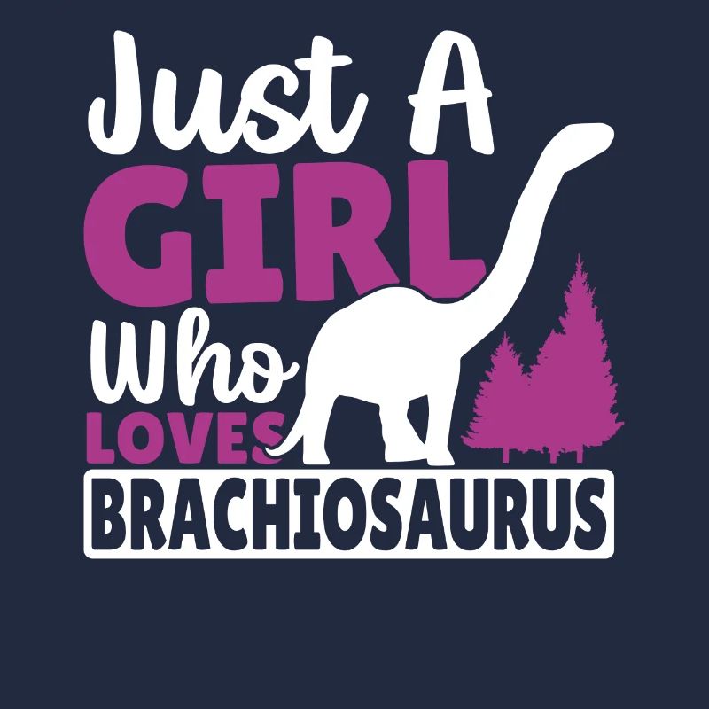 Nur ein Mädchen, das Brachiosaurus liebt