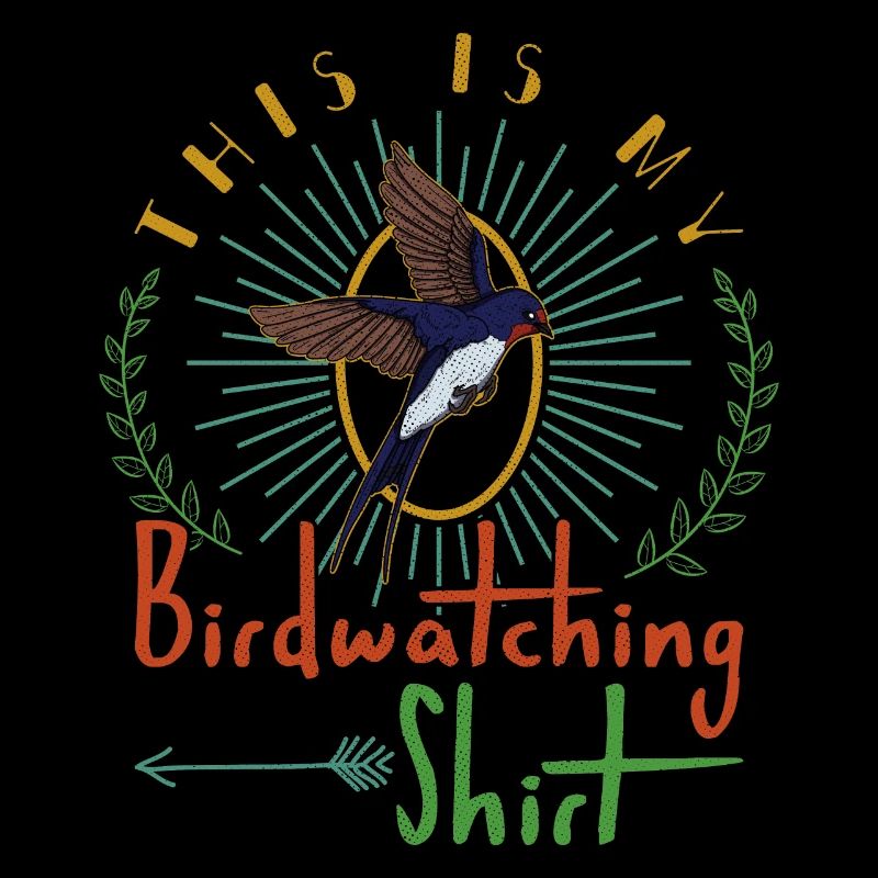 C’est ma chemise d’observation des oiseaux Hirondelle rustique