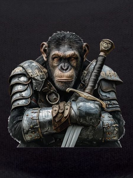 Chimpanzee Knight Middle Ages