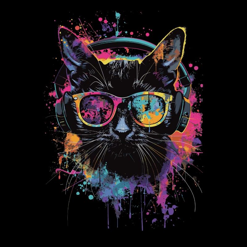 Schwarze Katze