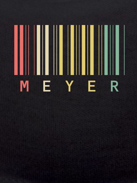 Meyer Familienname Balkencode Barcode Geschenk