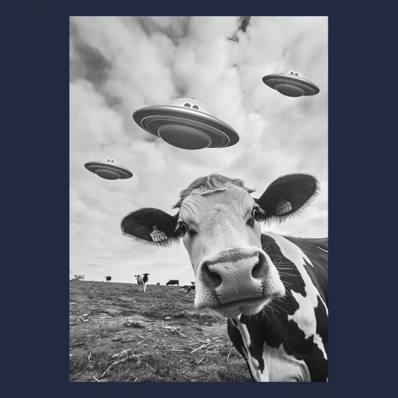UFO Selfie Cow