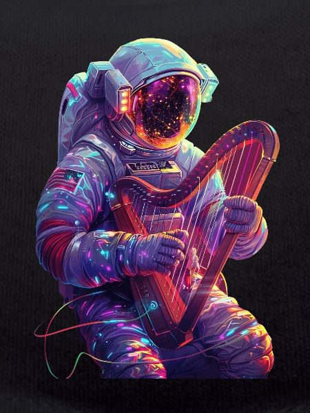 Astronaut Harfe