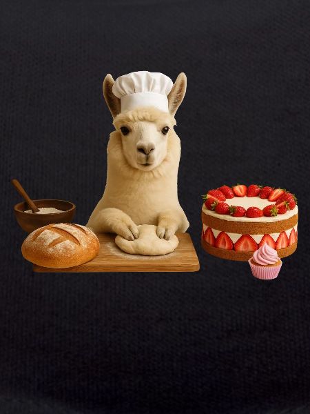 Lama Cuisson Du Pain Gâteau