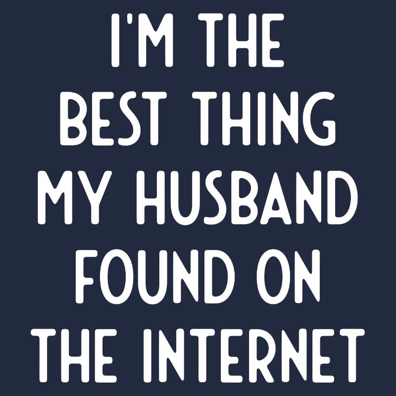 Paar, das sich online getroffen hat Ehemann Ehefra