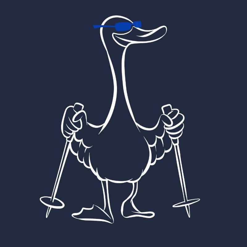 Mallard - Duck with sticks - Walking