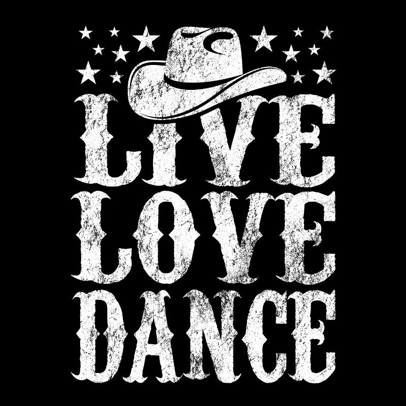 Live Love Dance - Linedance Fan - Geschenk