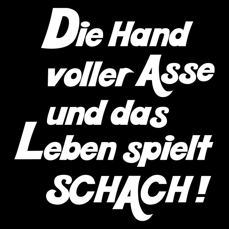 Die Hand voller Asse und das Leben spielt Schach
