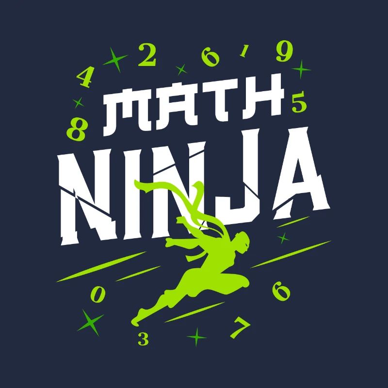 Math Ninja Math Kids Saying Jeu de Pun