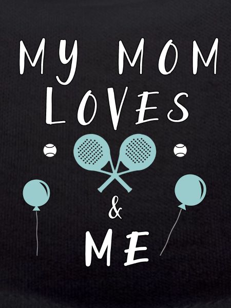 Min mor elsker paddle-tennis og mig