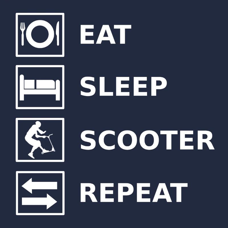 Eat Sleep Scooter Repeat