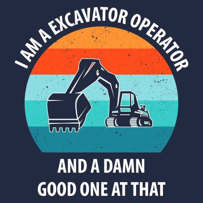 Bagger Baggerfahrer Baggerwagen