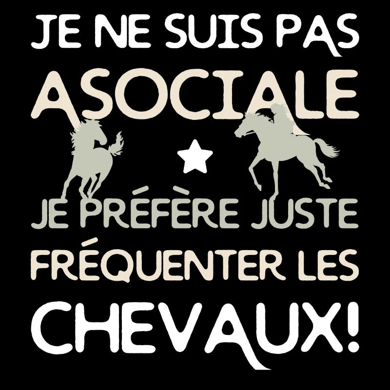 Je préfère les chevaux