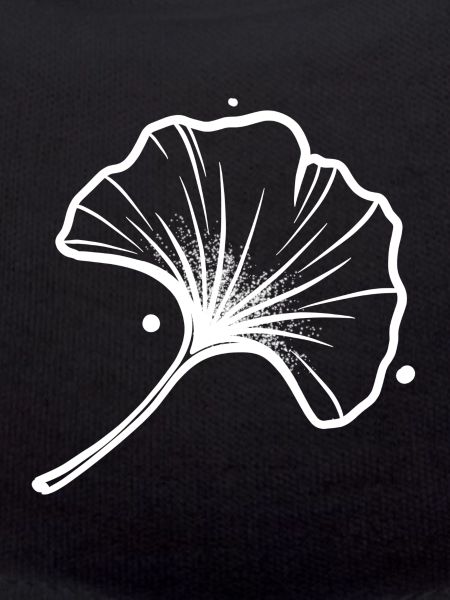 White Ginkgo Leaf