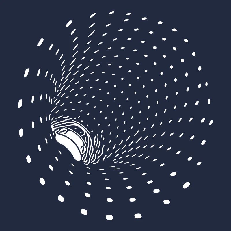 Figure de cercles d’entonnoir vectoriels géométriques