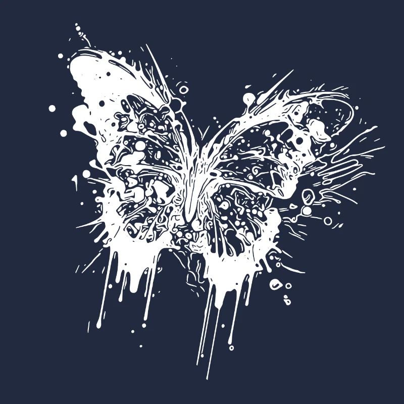 Tattoo Ink Splash Butterfly
