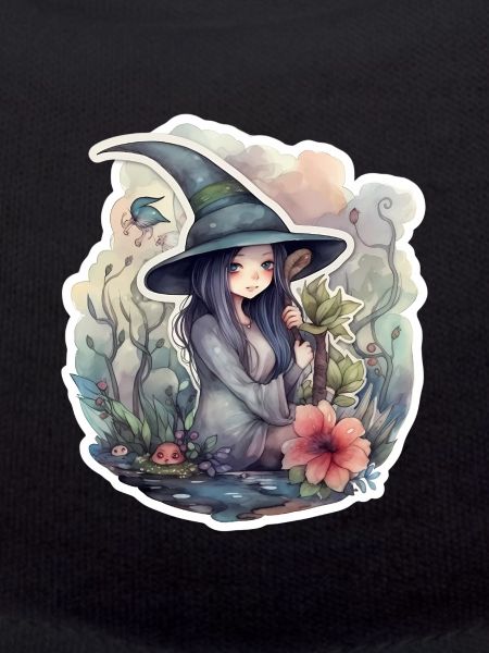 Sorcière douce dans l’eau