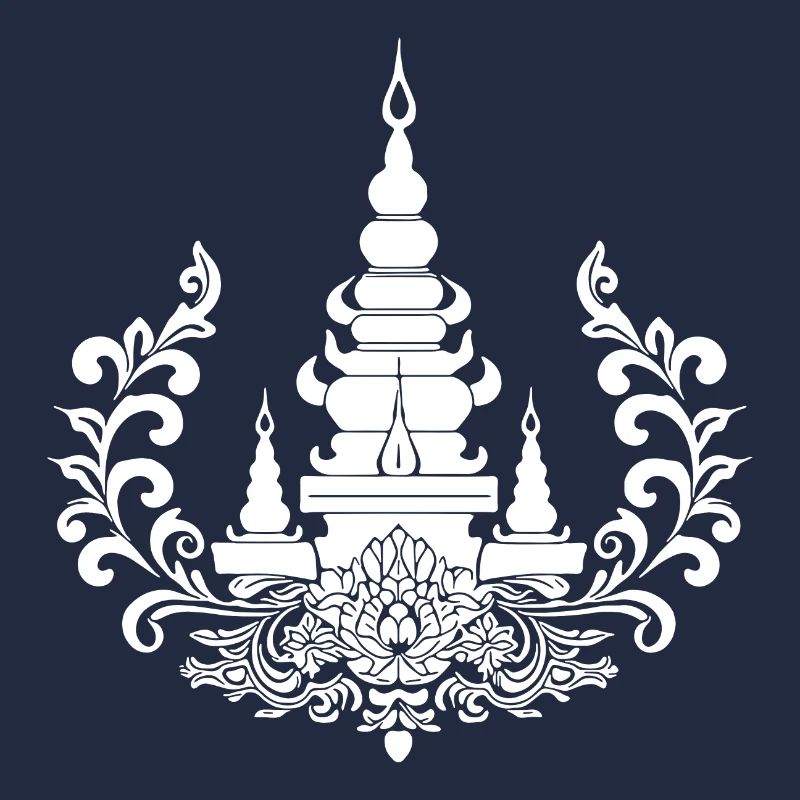 Symbole de la nature du complexe de temples de Thaïlande