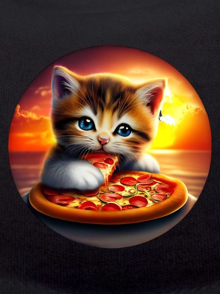 Pizza Cat Sunset