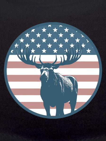 American Flag Moose