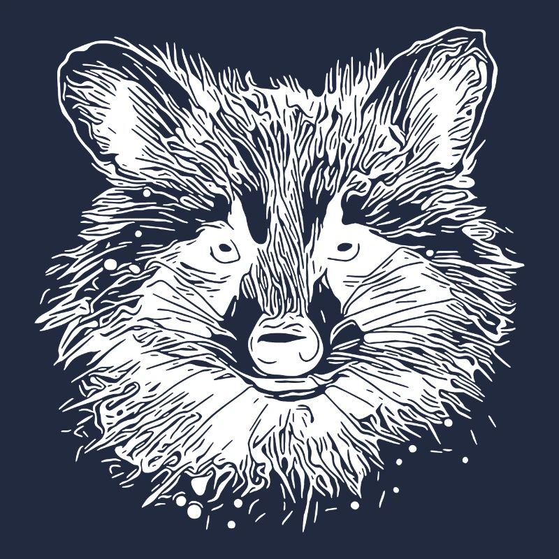 Portrait mignon de petit raton laveur