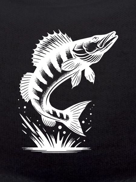 Big Jumping Zander Fish