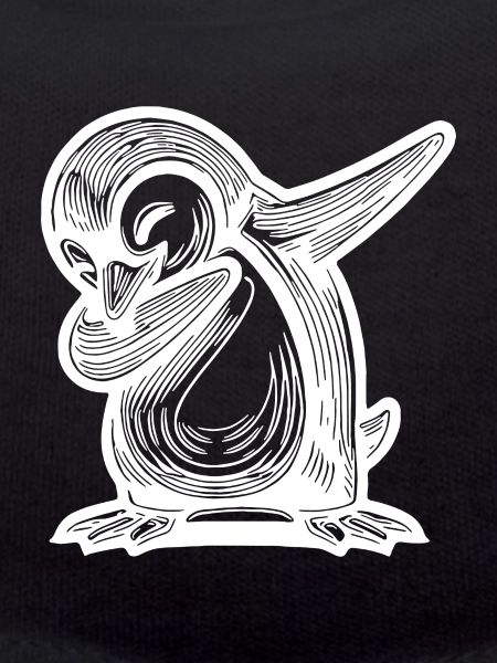 Pingouin mignon Petit pingouin dabbing