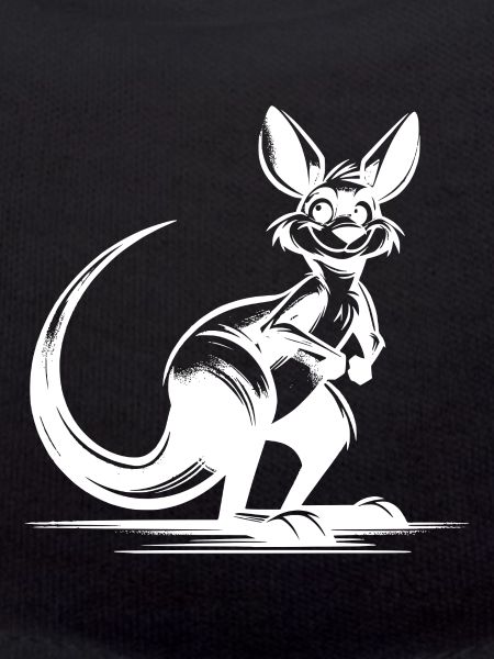 Australian smiling kangaroo