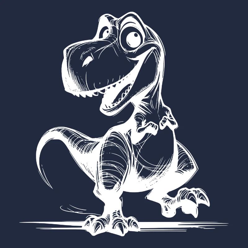 Drôle de petit T-Rex Dino Sketch