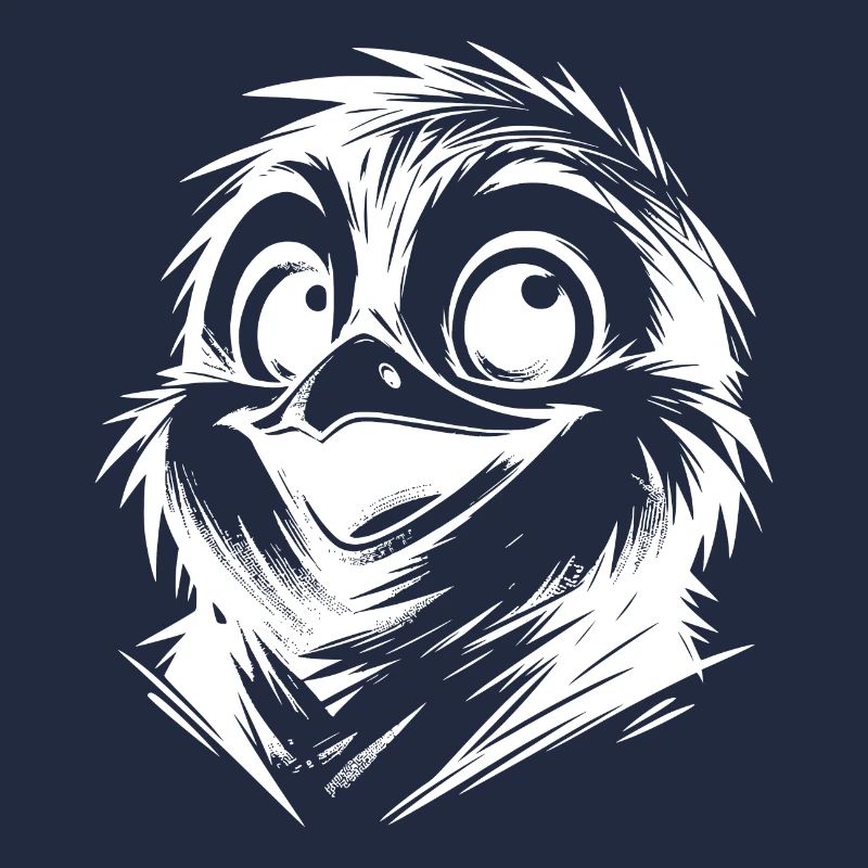 Small Dirty Penguin Pencil Style