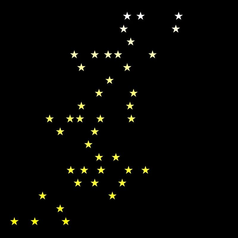Sterne weiß gelb Geschenkidee Geschenk Idee