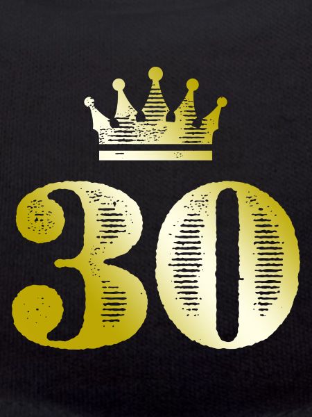 30 Number Crown Gold