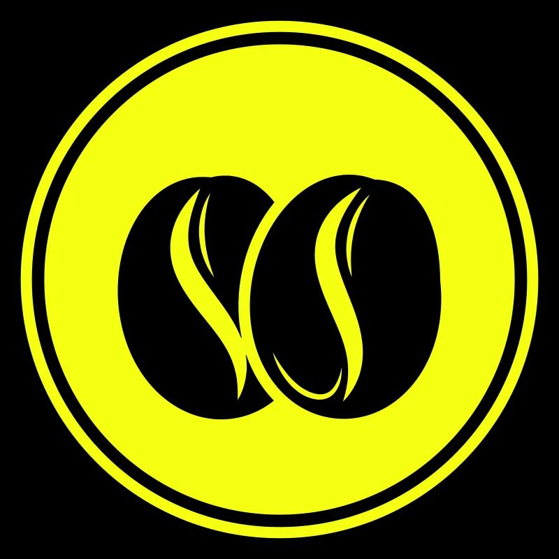 Coffee bean symbol