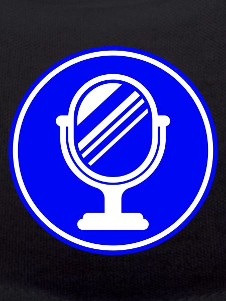 Mirror Icon Silhouette