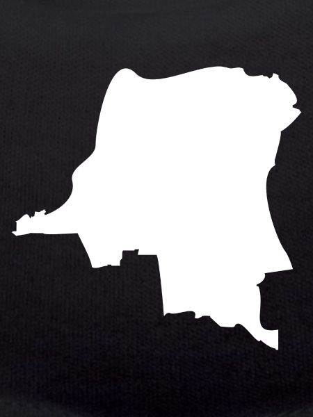 Congo map flag