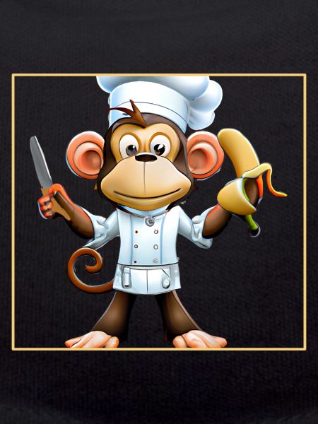 Banana monkey cooks