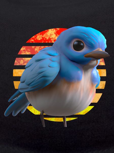 Hut Warbler Bird Design