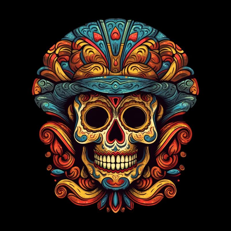Cinco de Mayo Skull