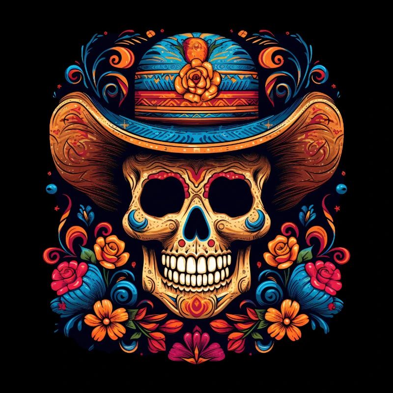 Cinco de Mayo Skull