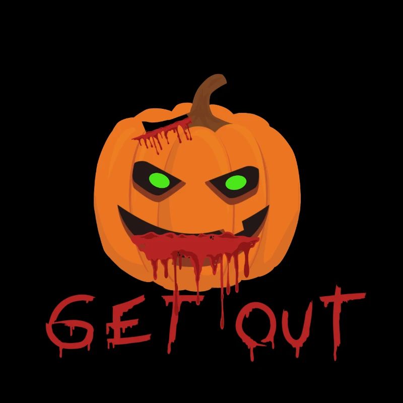 Halloween Pumpkin Get Out