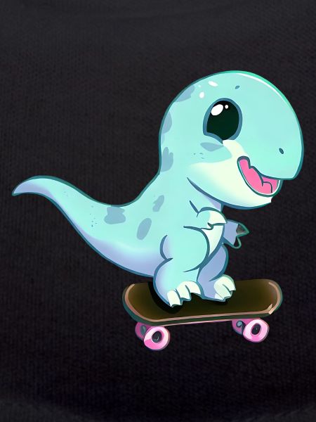 Skateboard Dinosaurier