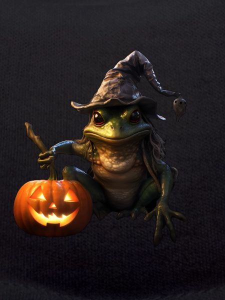 Halloween Witch Toad