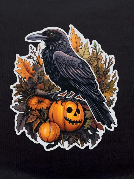 Halloween Crow Pumpkin 2