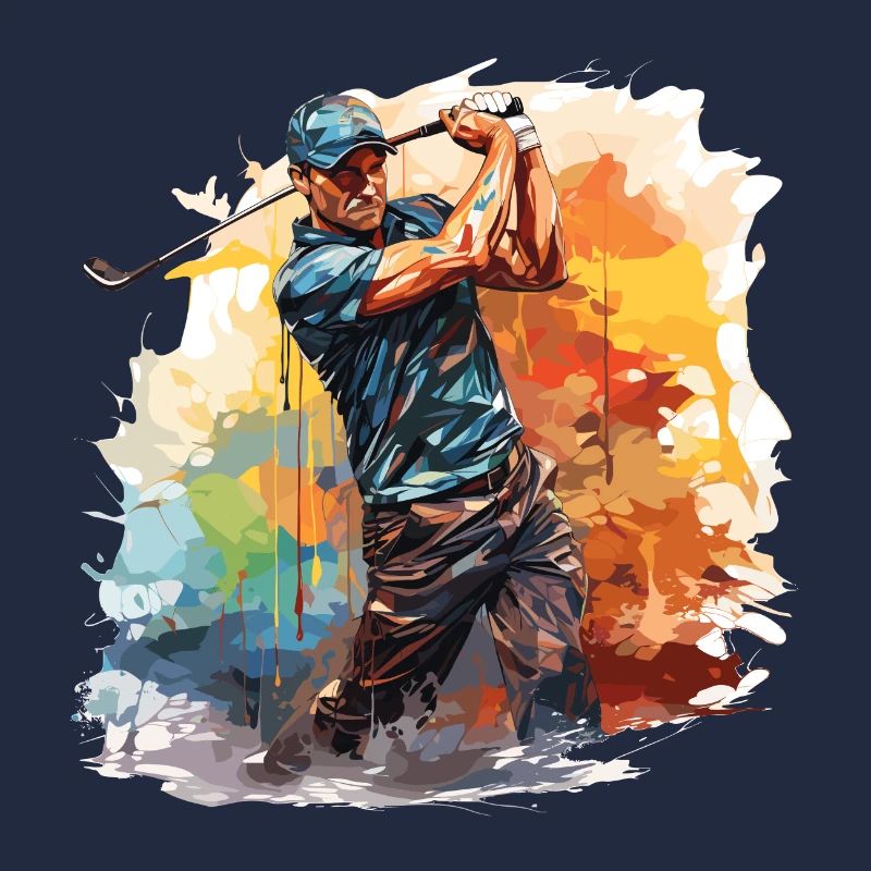 Golf Player - Illustration