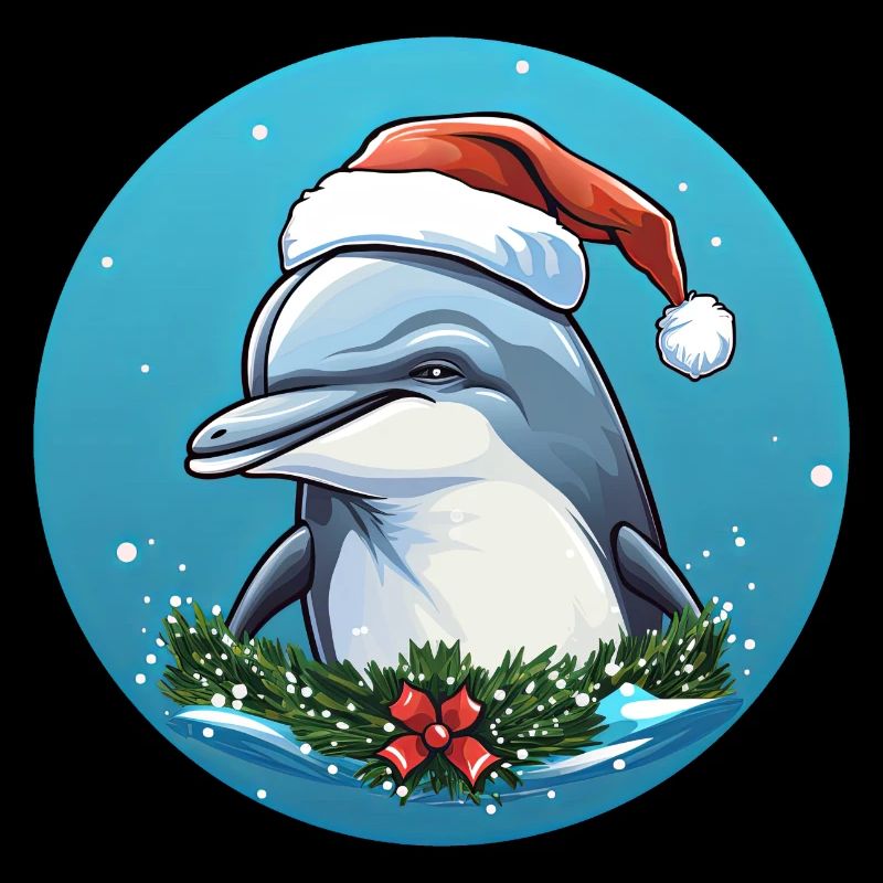 Delfin Weihnachten