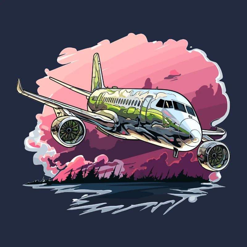 Flugzeug - Illustration
